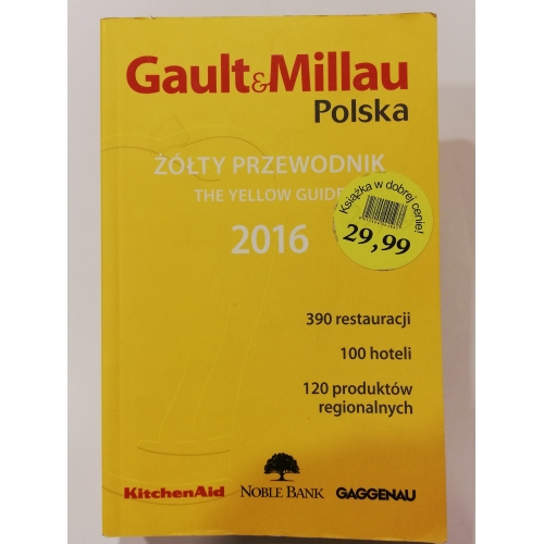 Gault&Millau Polska. Żółty przewodnik 2016