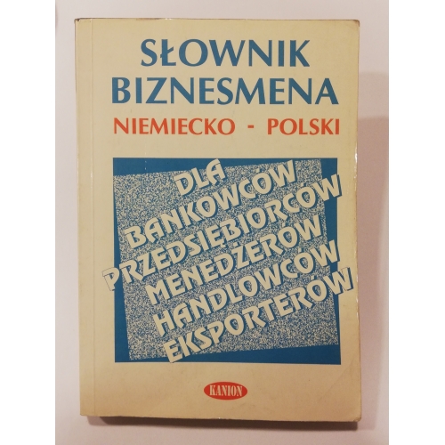 Słownik biznemena niemiecko-polski