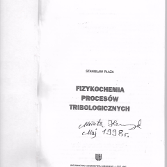 Fizykochemia procesów tribologicznych