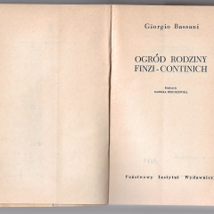 Ogród rodziny Finzi-Continich