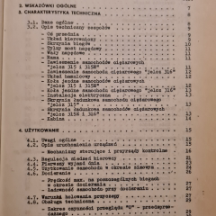 Instrukcja obsługi samochodów ciężarowych Jelcz 315, 315E, 316