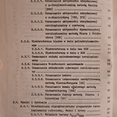 Ceruloplazmina  człowieka, świni, i krowy. Stabilność i alternatywna droga działania