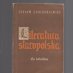 Literatura staropolska. Podręcznik dla techników